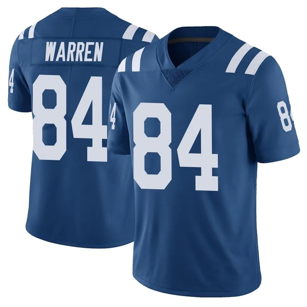 Davalo IN.Colts #84 Tyler Warren Player Royal Vapor Limited Stitched Jersey