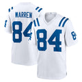 Davalo IN.Colts #84 Tyler Warren Player White Home Game Stitched Jerseys