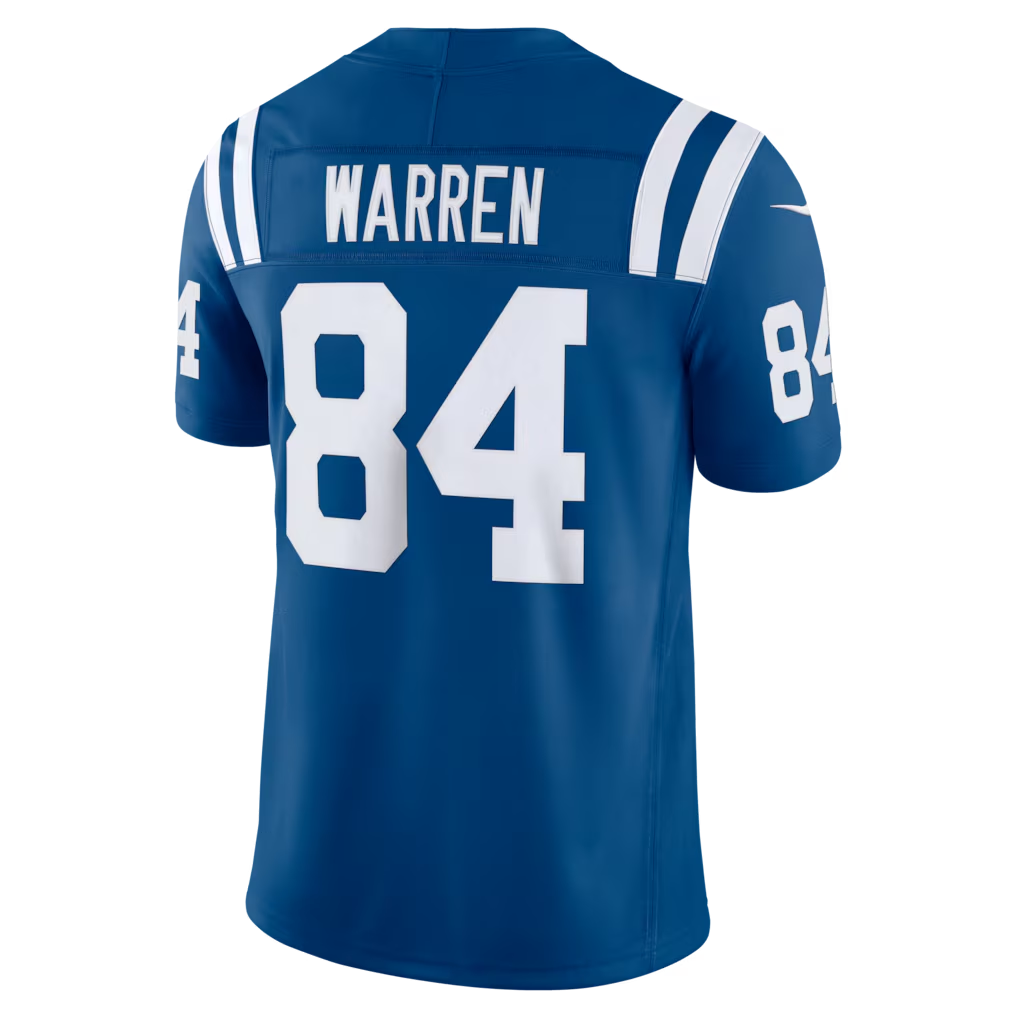 Davalo IN.Colts #84 Tyler Warren Tyler Warren Royal Team Vapor F.U.S.E. Stitched Limited Jerseys