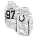 Davalo IN.Colts #97 Laiatu Latu Player Arctic Camo Salute to Service Hoodies Limited Game Stitched Jerseys