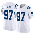 Davalo IN.Colts #97 Laiatu Latu Player White Limited Vapor F.U.S.E. Home Game Stitched Jerseys