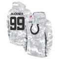 Davalo IN.Colts #99 DeForest Buckner Player Arctic Camo Salute to Service Hoodies Limited Game Stitched Jerseys