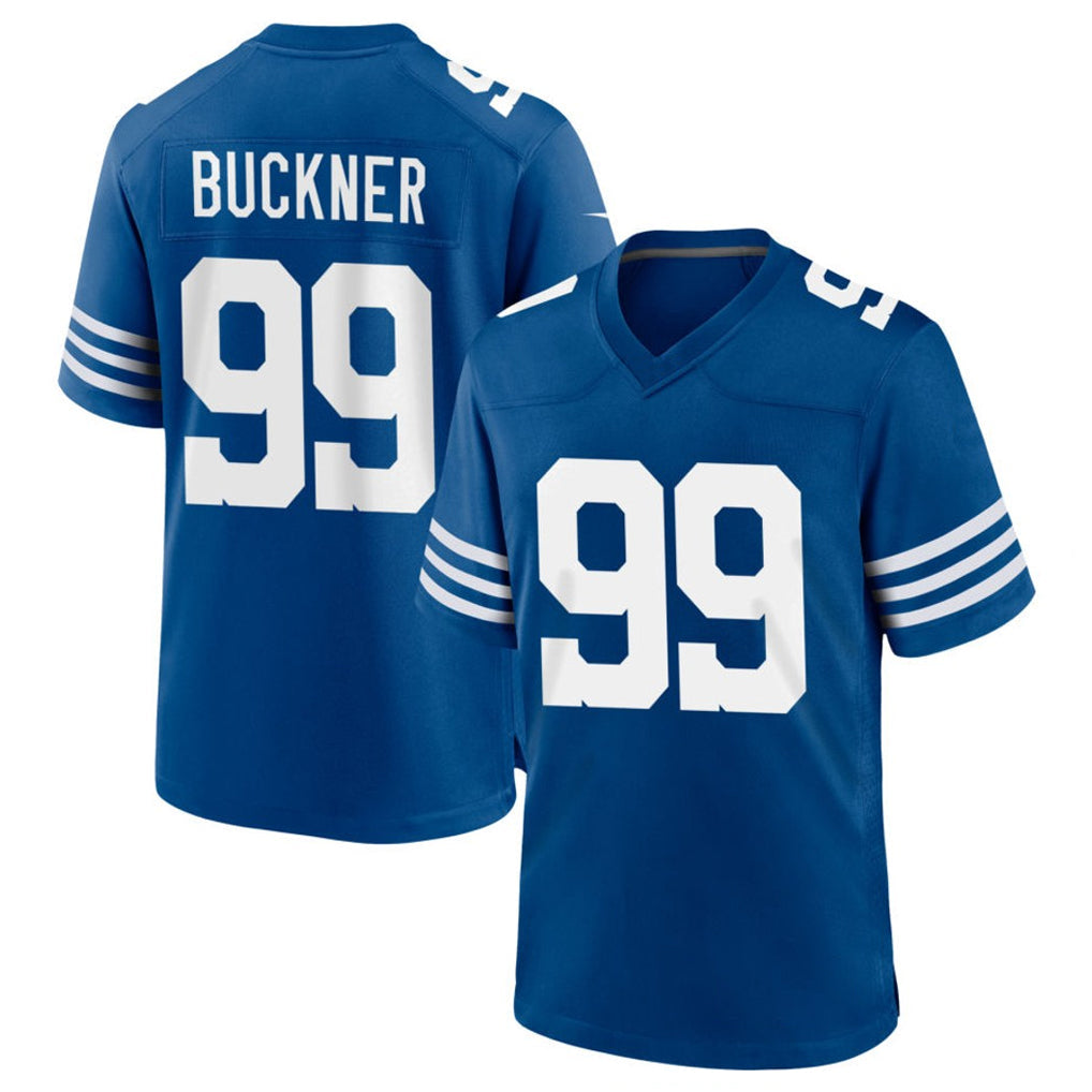 Davalo IN.Colts #99 DeForest Buckner Player Royal Limited Home Game Stitched Jerseys