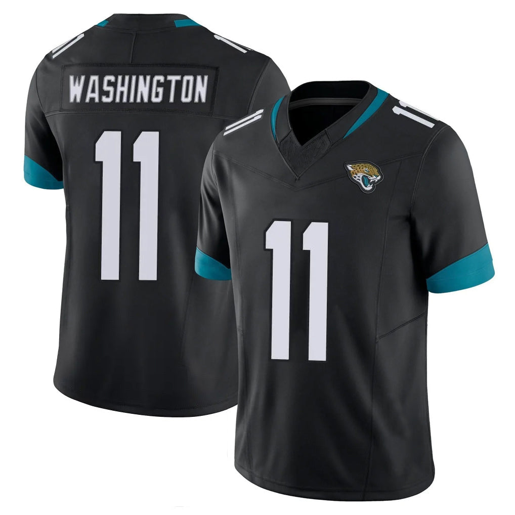 Davalo J.Jaguars #11 Parker Washington Player Black Vapor F.U.S.E. Limited Home Game Stitched Jerseys