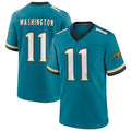 Davalo J.Jaguars #11 Parker Washington Player Teal Prowler Throwback Stitched Jerseys