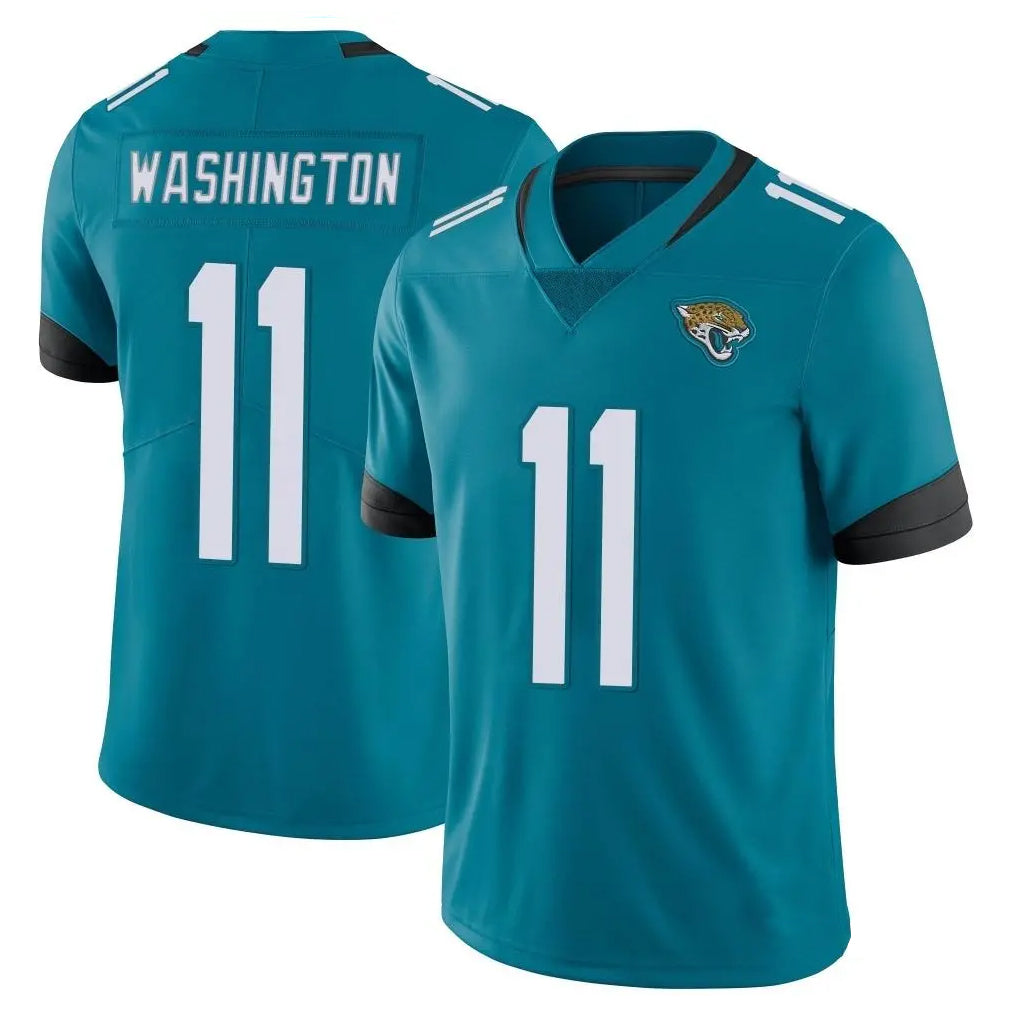 Davalo J.Jaguars #11 Parker Washington Player Teal Vapor Untouchable Limited Home Game Stitched Jerseys