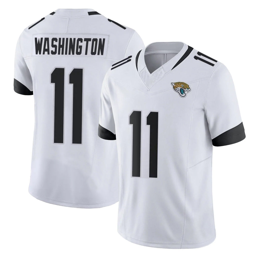 Davalo J.Jaguars #11 Parker Washington Player White Vapor F.U.S.E. Limited Home Game Stitched Jerseys