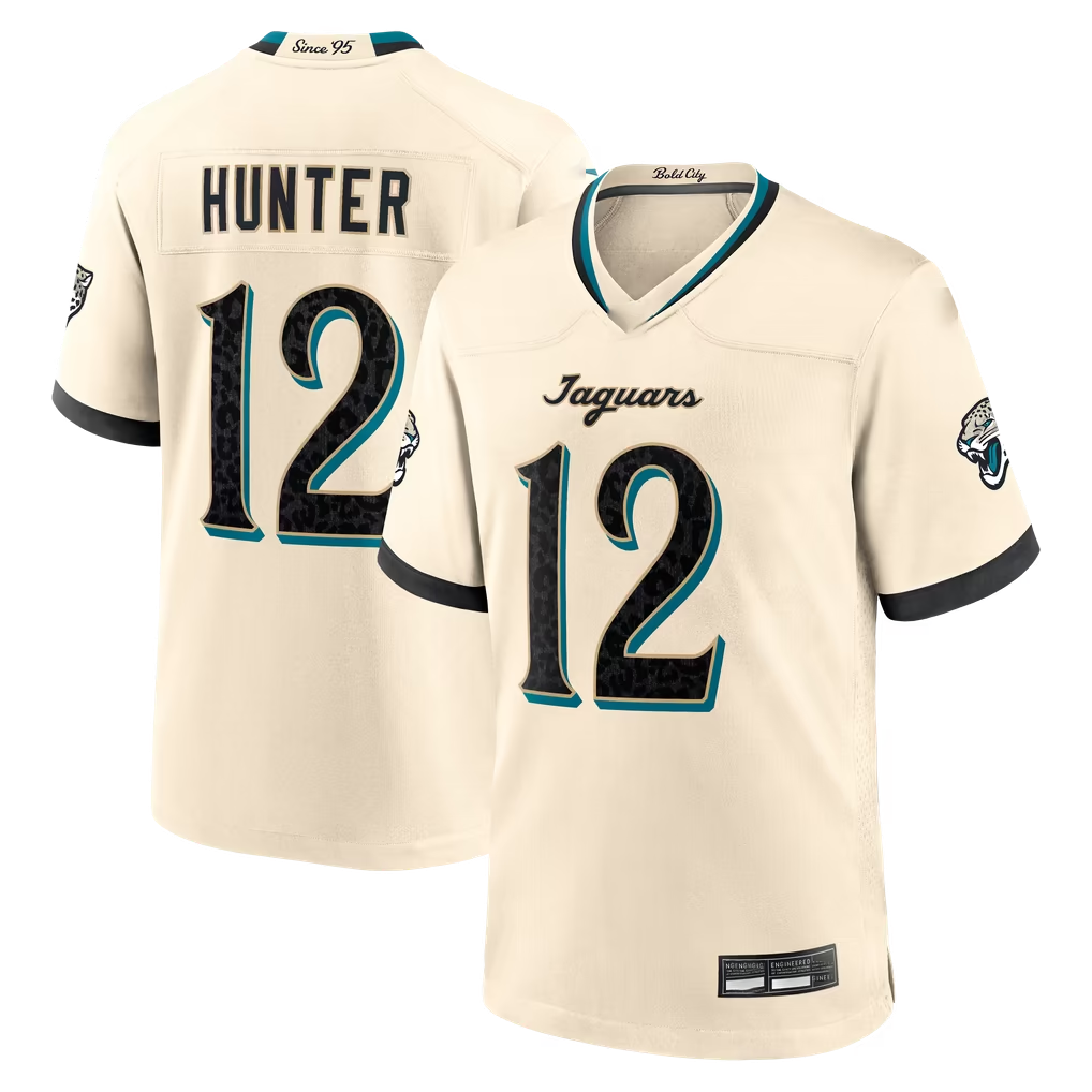 Davalo J.Jaguars #12 Travis Hunter Natural 2026 Rivalries Collection Game Stitched Jerseys