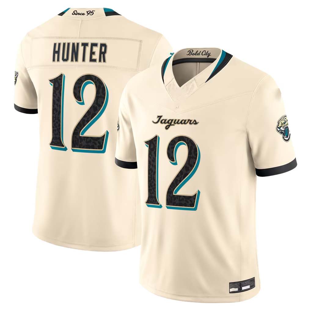 Davalo J.Jaguars #12 Travis Hunter Natural 2026 Rivalries Collection Limited Stitched Jerseys