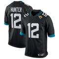 Davalo J.Jaguars #12 Travis Hunter Player Black Replica Game Stitched Jerseys