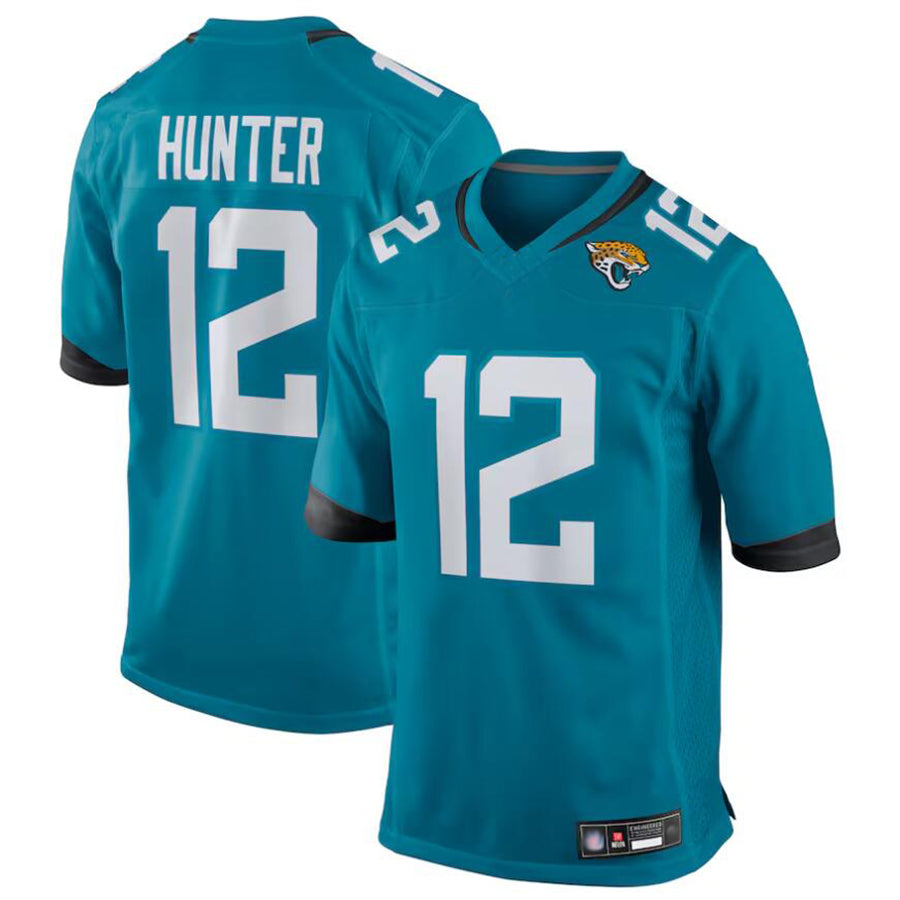 Davalo J.Jaguars #12 Travis Hunter Player Teal Replica Game Stitched Jerseys
