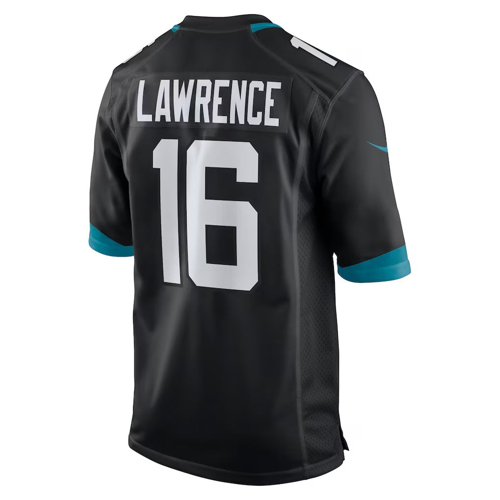 Davalo J.Jaguars #16 Trevor Lawrence Black Alternate Game Stitched Jerseys