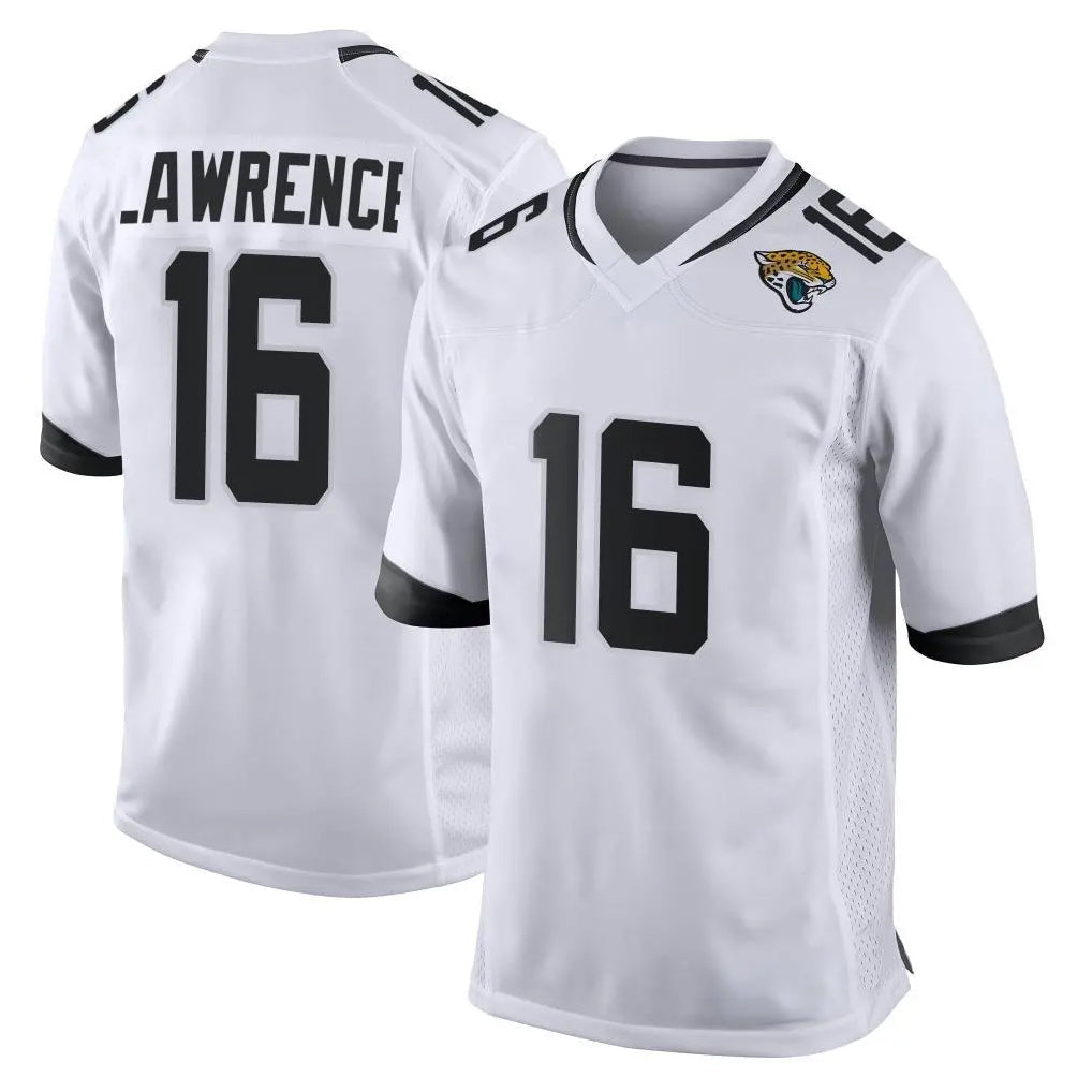 Davalo J.Jaguars #16 Trevor Lawrence Player White Home Game Stitched Jerseys
