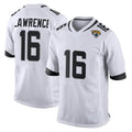 Davalo J.Jaguars #16 Trevor Lawrence Player White Home Game Stitched Jerseys