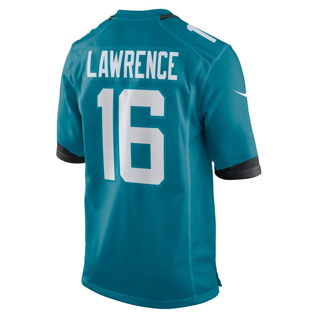 Davalo J.Jaguars #16 Trevor Lawrence Teal Game Jersey Stitched Jerseys
