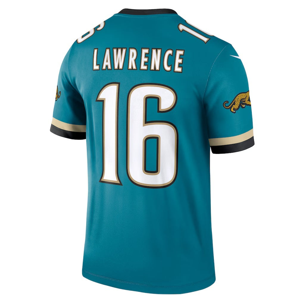 Davalo J.Jaguars #16 Trevor Lawrence Teal Legend Player Performance Stitched Jerseys