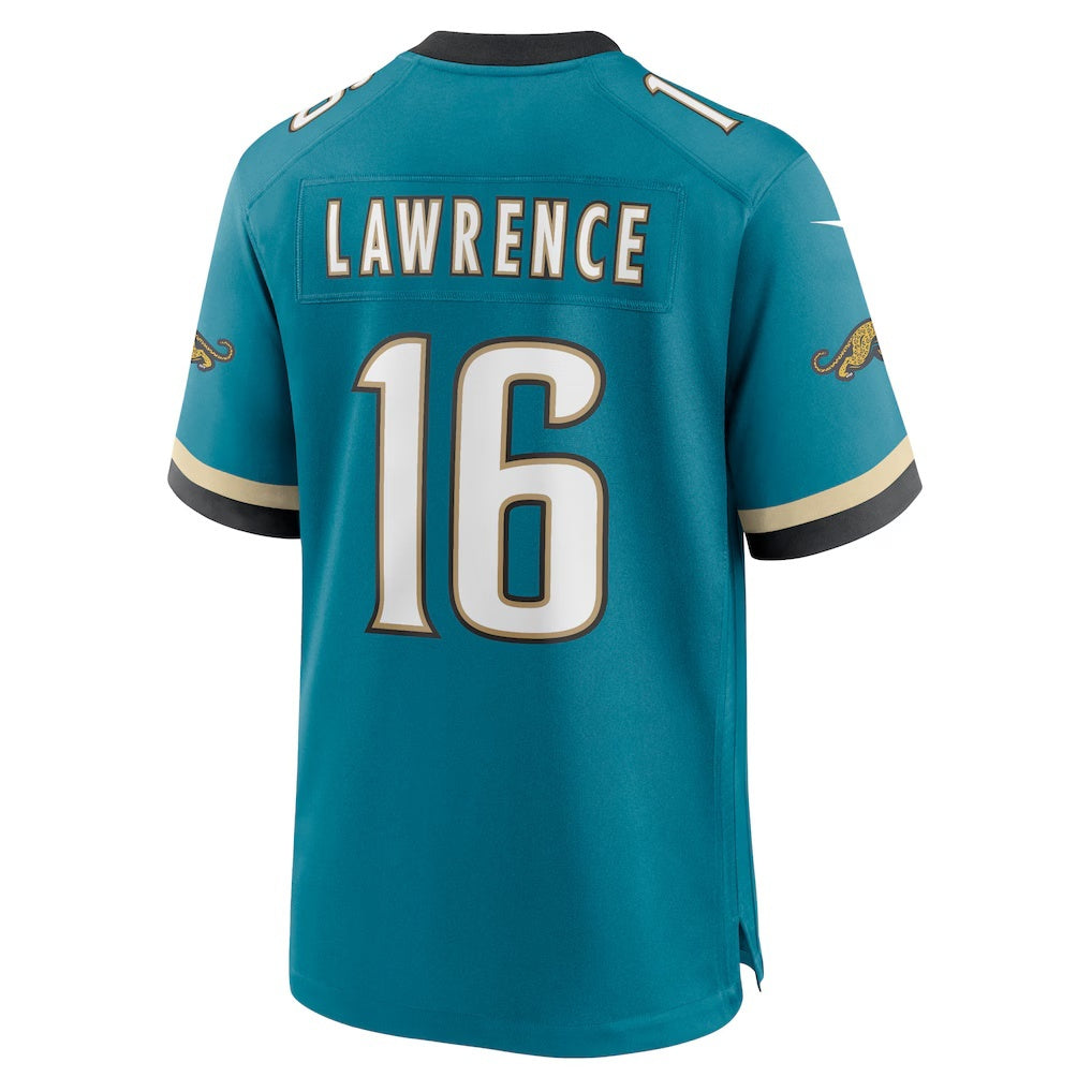 Davalo J.Jaguars #16 Trevor Lawrence Teal Prowler Throwback Player Game Stitched Jerseys