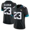 Davalo J.Jaguars #23 Foyesade Oluokun Player Black Vapor F.U.S.E. Limited Home Game Stitched Jerseys