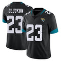 Davalo J.Jaguars #23 Foyesade Oluokun Player Black Vapor Untouchable Limited Home Game Stitched Jerseys
