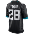 Davalo J.Jaguars #28 Fred Taylor Black Retired Player Alternate Game Stitched Jerseys
