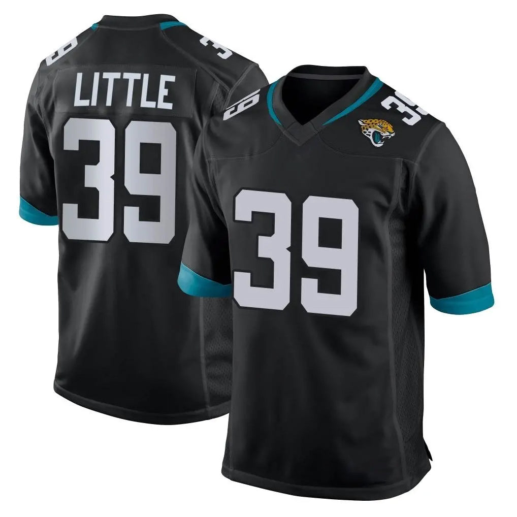 Davalo J.Jaguars #39 Cam Little Player Black Home Game Stitched Jerseys