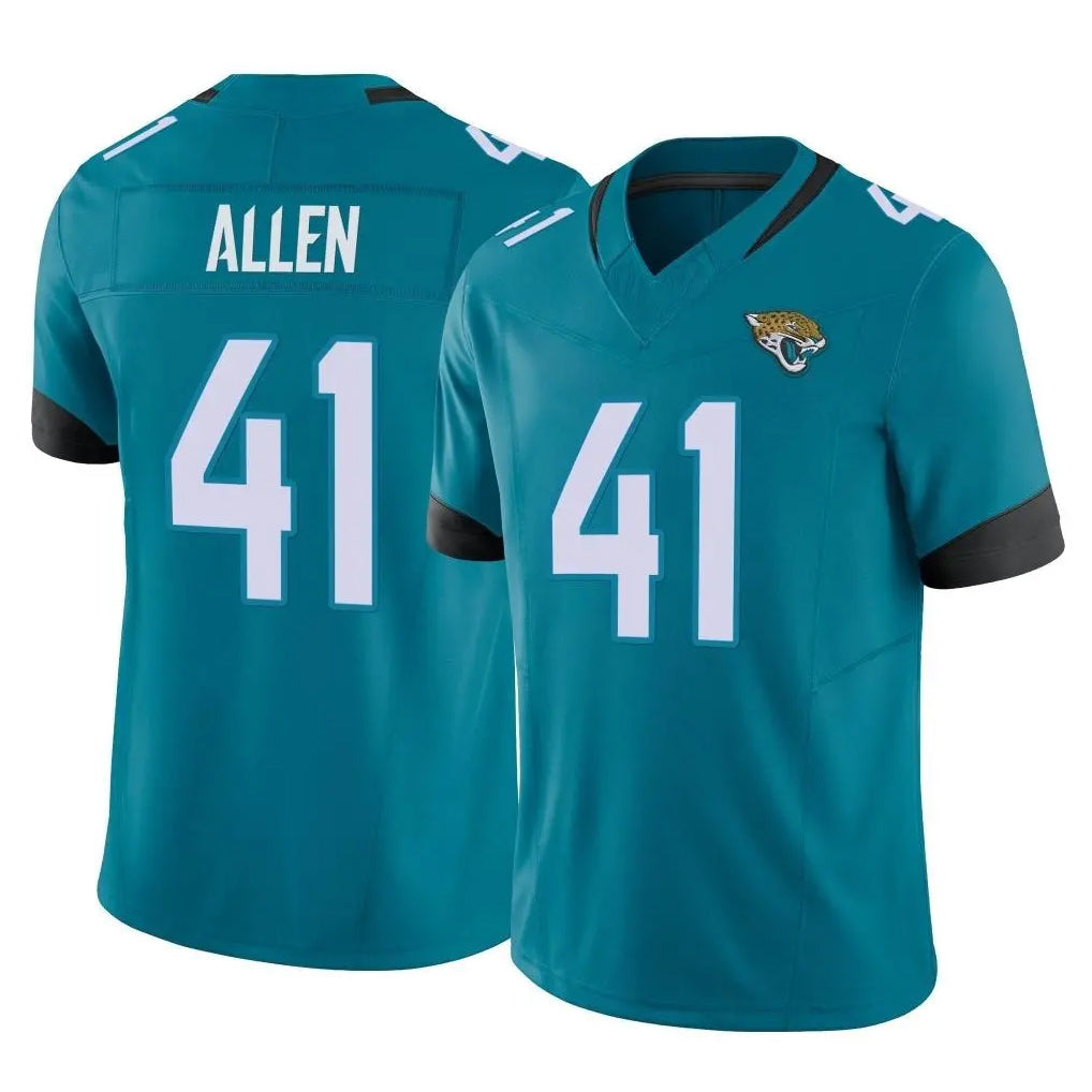 Davalo J.Jaguars #41 Josh Hines-Allen Player Teal Vapor F.U.S.E. Limited Home Game Stitched Jerseys
