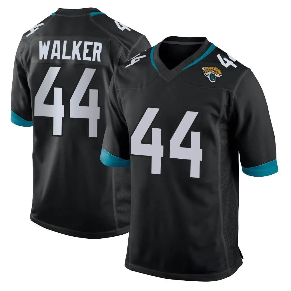 Davalo J.Jaguars #44 Travon Walker Player Black Home Game Stitched Jerseys