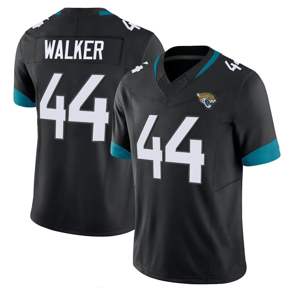 Davalo J.Jaguars #44 Travon Walker Player Black Vapor F.U.S.E. Limited Home Game Stitched Jerseys