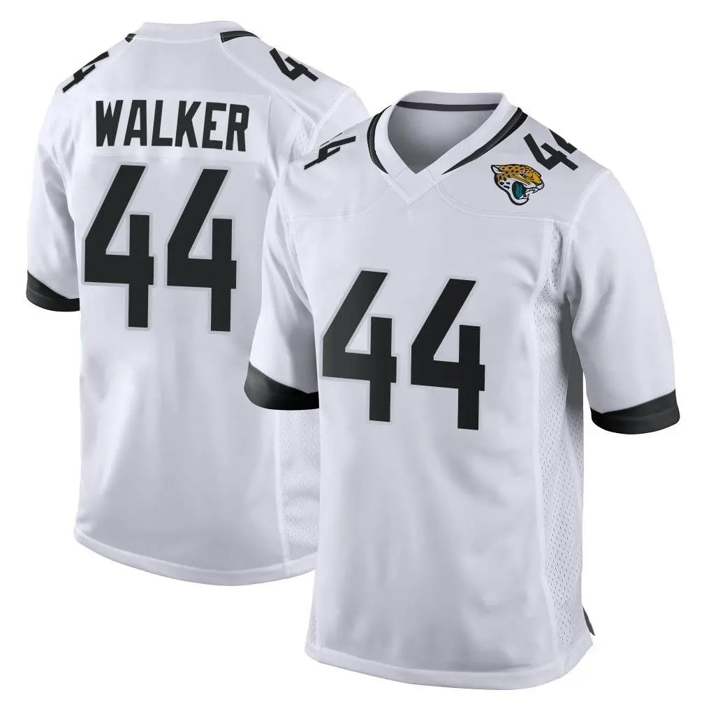 Davalo J.Jaguars #44 Travon Walker Player White Home Game Stitched Jerseys