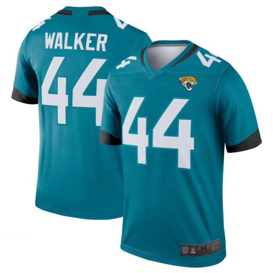 Davalo J.Jaguars #44 Travon Walker Teal Legend Jersey American Stitched Jersey