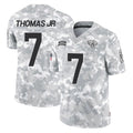 Davalo J.Jaguars #7 Brian Thomas Jr. Player Arctic Camo Salute To Service Limited Game Stitched Jerseys