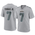 Davalo J.Jaguars #7 Brian Thomas Jr. Player Gray Atmosphere Fashion Home Game Stitched Jerseys