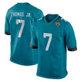 Davalo J.Jaguars #7 Brian Thomas Jr. Player Teal Home Game Stitched Jerseys