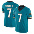 Davalo J.Jaguars #7 Brian Thomas Jr. Player Teal Prowler Throwback Vapor F.U.S.E. Limited Home Game Stitched Jerseys
