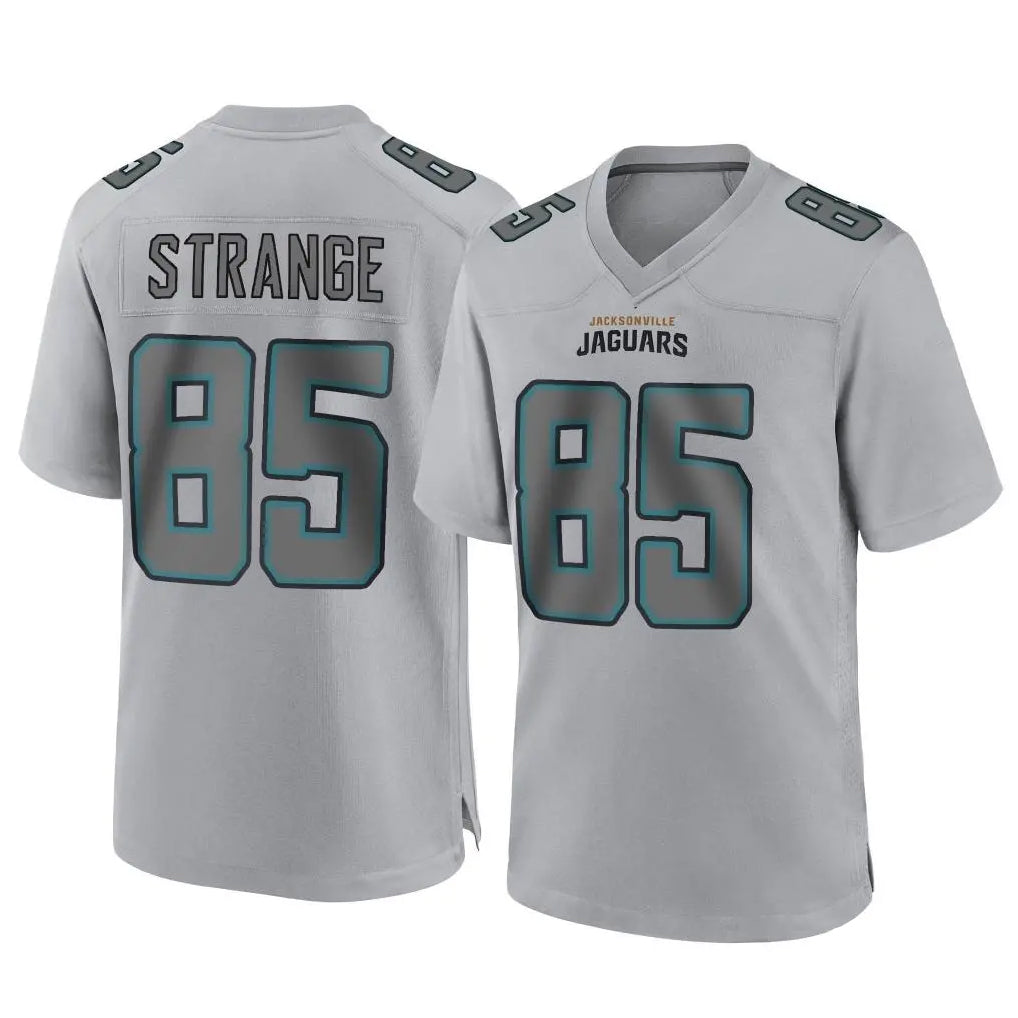 Davalo J.Jaguars #85 Brenton Strange Player Gray Atmosphere Fashion Home Game Stitched Jerseys