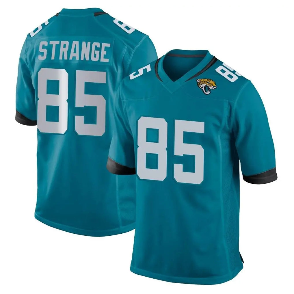 Davalo J.Jaguars #85 Brenton Strange Player Teal Home Game Stitched Jerseys