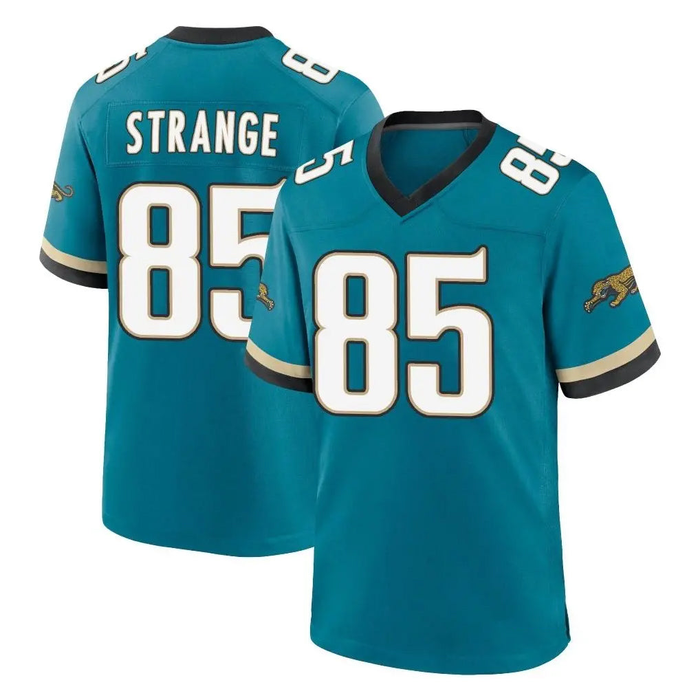 Davalo J.Jaguars #85 Brenton Strange Player Teal Prowler Throwback Limited Home Game Stitched Jerseys