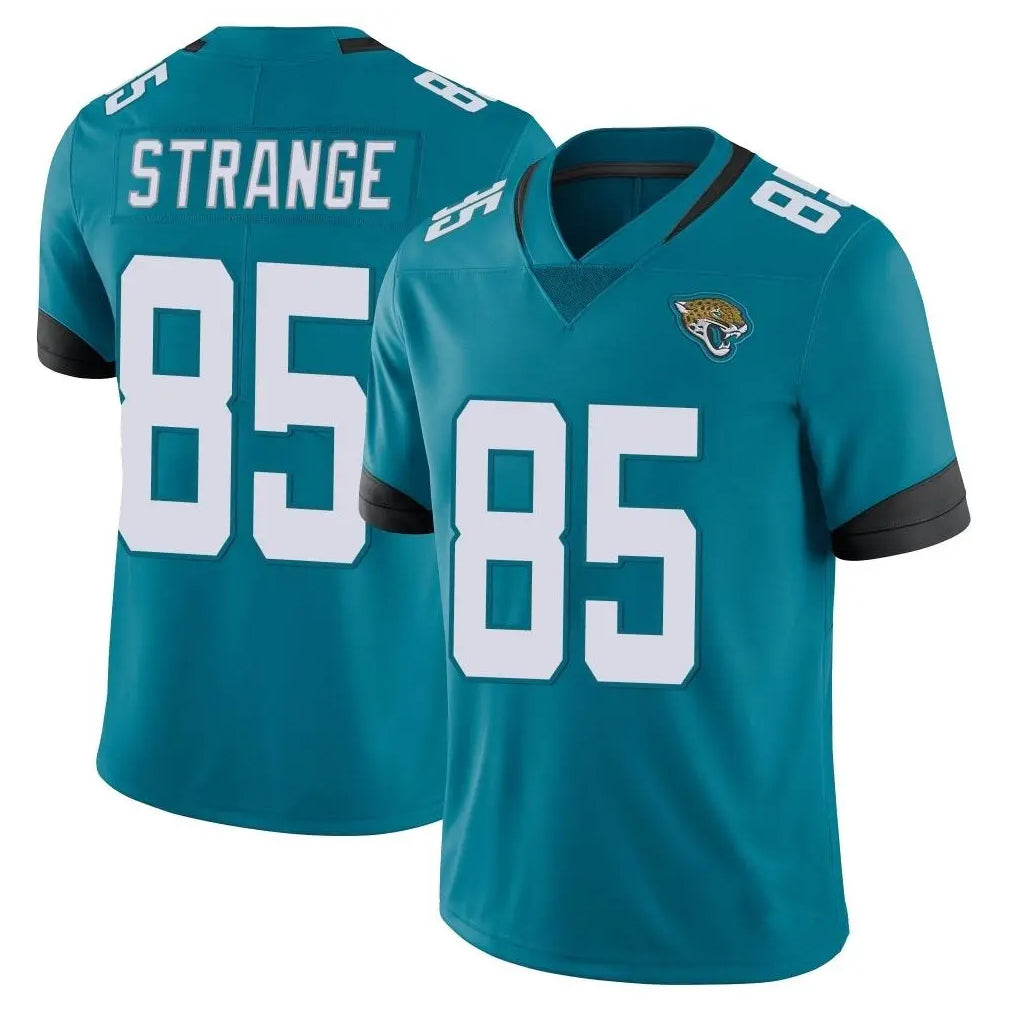 Davalo J.Jaguars #85 Brenton Strange Player Teal Vapor Untouchable Limited Home Game Stitched Jerseys