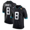 Davalo J.Jaguars #8 Mark Brunell?Player Black Home Game Stitched Jerseys