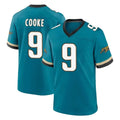 Davalo J.Jaguars #9 Logan Cooke Player Teal Prowler Throwback Limited Home Game Stitched Jerseys
