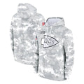 Davalo KC.Chiefs Arctic Camo Salute to Service Hoodies Limited Game Blank Player Stitched Jerseys