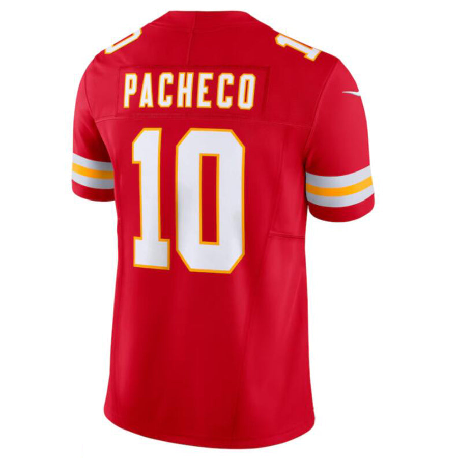 Davalo KC.Chiefs #10 Isiah Pacheco Red Vapor F.U.S.E. Limited Jersey American Stitched Jerseys
