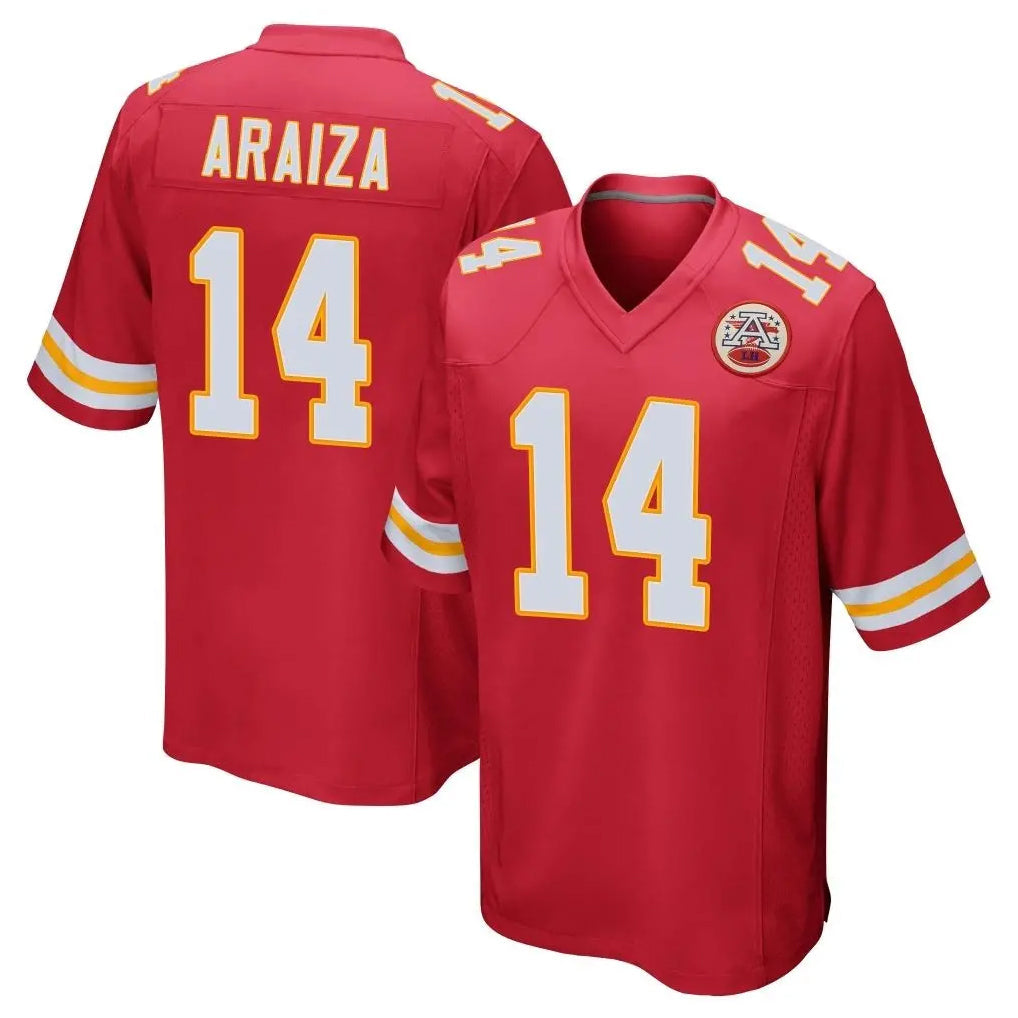Davalo KC.Chiefs #14 Matt Araiza Player Red Home Game Stitched Jerseys