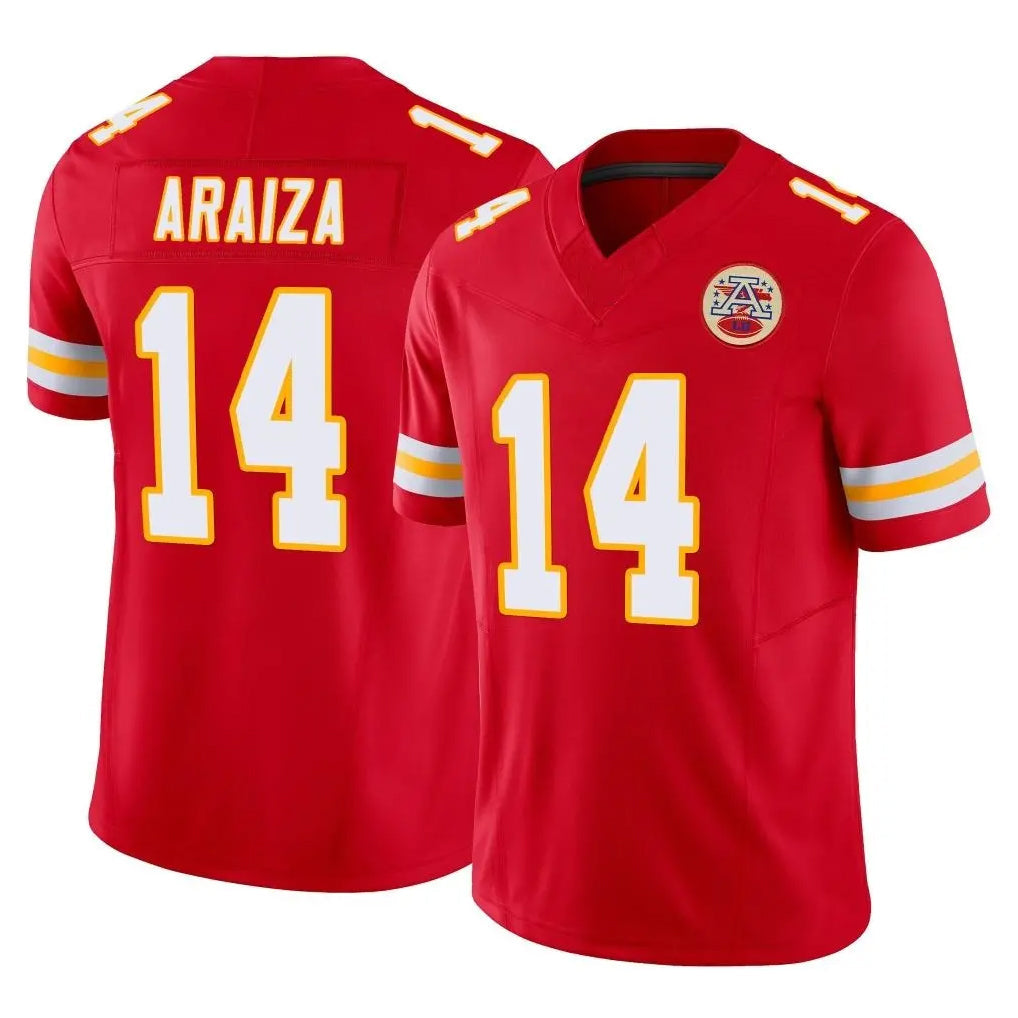 Davalo KC.Chiefs #14 Matt Araiza Player Red Limited Vapor F.U.S.E. Home Game Stitched Jerseys