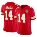 Davalo KC.Chiefs #14 Matt Araiza Player Red Limited Vapor F.U.S.E. Home Game Stitched Jerseys