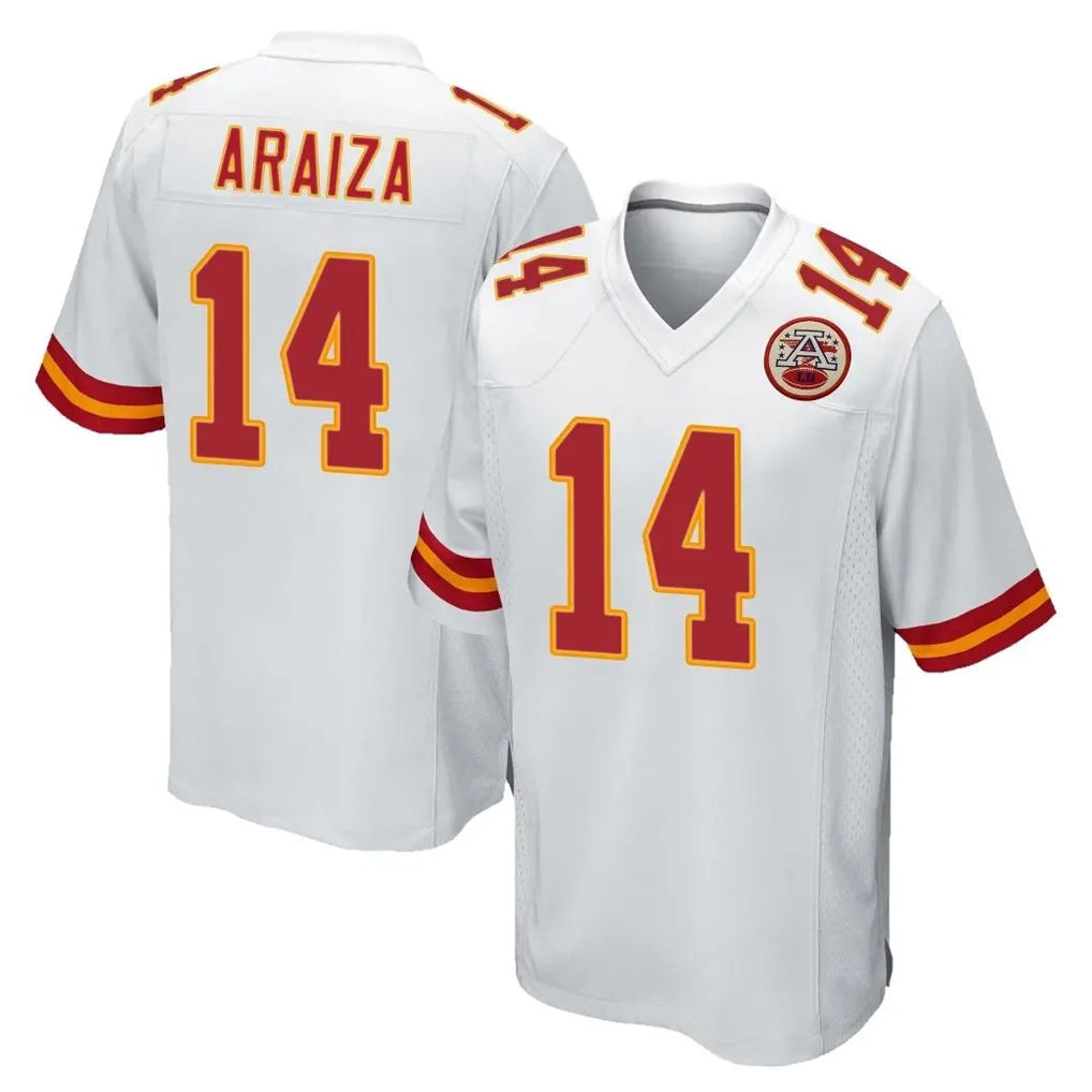 Davalo KC.Chiefs #14 Matt Araiza Player White Home Game Stitched Jerseys