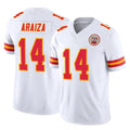 Davalo KC.Chiefs #14 Matt Araiza Player White Limited Vapor F.U.S.E. Home Game Stitched Jerseys