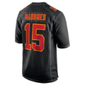 Davalo KC.Chiefs #15 Patrick Mahomes Black Super Bowl LVIII Carbon Fashion Game Player Jersey American Stitched Jersey