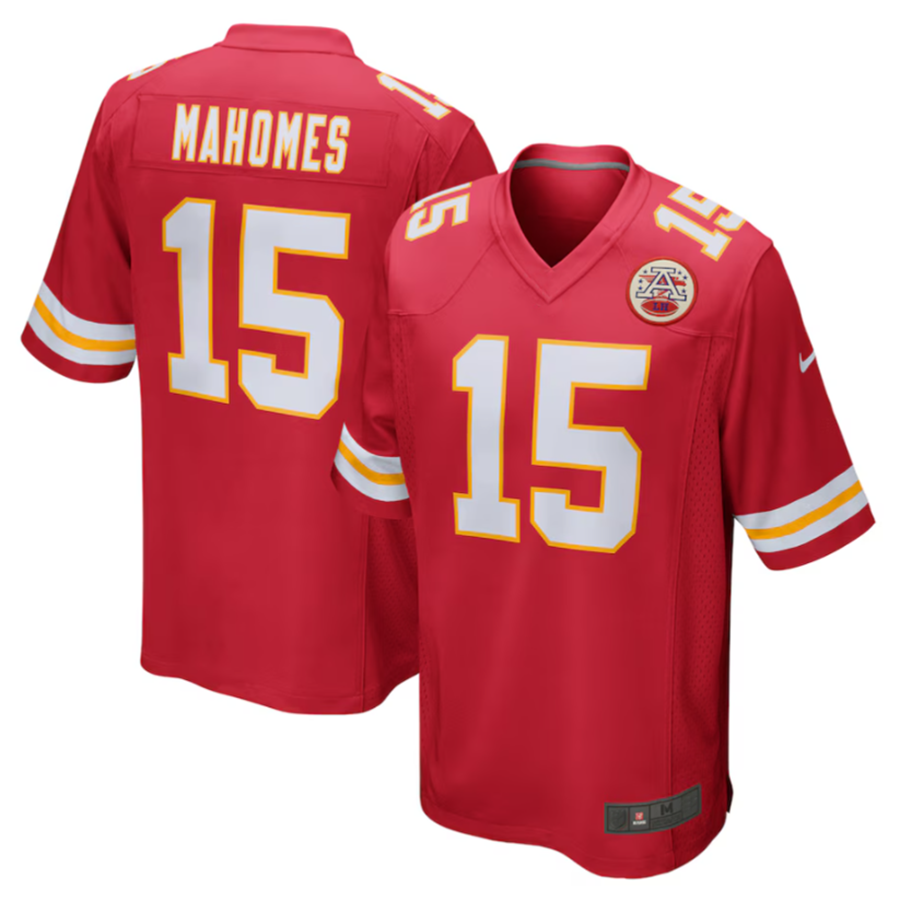 Davalo KC.Chiefs #15 Patrick Mahomes Player Red Home Game Stitched Jersey