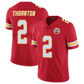 Davalo KC.Chiefs #2 Tyquan Thornton Player Red Limited Vapor Untouchable Home Game Stitched Jerseys